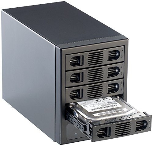 Xystec 4-fach-Festplatten-Gehäuse für 3,5″-SATA mit USB 3.0 & eSATA - 2