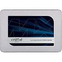 Crucial MX500 CT500MX500SSD1 SSD Interno, 500 GB, 3D NAND, SATA, 2.5 Pollici