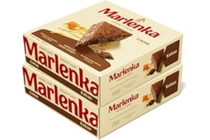 ‎MARLENKA MARLENKA® Duopack Honigkuchen 2 x 800 g | Tschechischer Kuchen für Desserts und Geschenksets | Leckere Honigkuchen Geschenkbox | Honey Cake für besondere Anlässe (2er Pack), Kakao