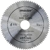 Master 530940 Ahşap Daire Testere Bı&ccedil;ağı 115 mm 80 Diş (Elmassız), MASTER.530940