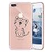 Produktbild iPhone 6S Hülle,iPhone 6 Hülle, Surakey Crystal Clear TPU Silikon Schutzhülle iPhone 6S Handyhülle Transparent, Lustig Katze Muster Ultradünn TPU Silikon Hülle Schutz Handy Hülle Case Tasche Etui Bumper Crystal Case Hülle für iPhone 6S/iPhone 6 Silikon Stoßdämpfend Kratzfest TPU Durchsichtige Schutzhülle Slimcase Rückschale Schale Etui Protective Case Cover Für iPhone 6S/iPhone 6 4.7 Zoll, Lustig Katze