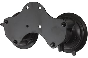 RAM Mounts UNPKD RAM Double Suction Cup Base, RAM-B-189BU (Cup Base)