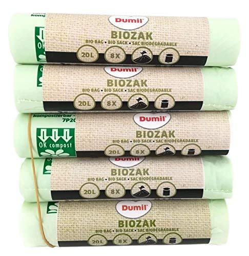 Bolsa Dumil para basura orgánica, verde, 20 Liter 120 Stück