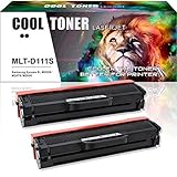 Cool Toner. Cool Toner Pack de 2 Compatible Cartucho de Tóner Negro MLT-D111S ELS para D111S Toner Samsung Impresora Laser