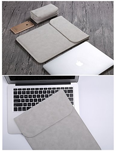 HYZUO Wildledern 13-13 3 Zoll Wasserdicht H  lle Notebook Tasche Laptoptasche f  r 13 3  Macbook Air Pro Retina   12 9 Zoll iPad Pro   Hp Spectre x360