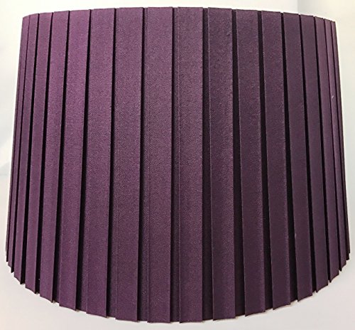 Lila Box Falte Empire Drum Tisch Lampe 27,9 cm Durchmesser