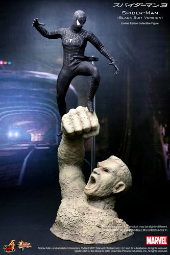 Spider Man 3 (black suit) 12 in wSandman