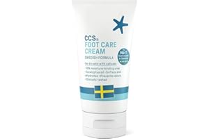 CCS Professional Foot Care Cream 60 ml - Moisturise and Protect Dry and Callused Feet, Contains 10% Urea and Eucalyptus Oil, Clinically Tested, Suitable for Diabetics