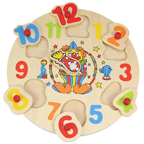 Bigjigs Toys Clown Clock Puzzle