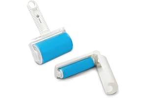 ZatRuiZE 2 Pcs Sticky Removal Roller Hair Lint Roller Reusable Cleaner Portable Washable Lint Roller Working on Couch, Pets, Clothes, Carpets