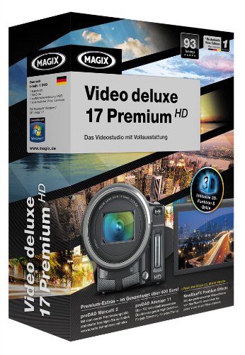 Preisvergleich Produktbild MAGIX Video deluxe 17 Premium - Minibox