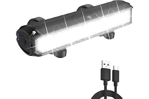 Främre cykellampa, 3 250 lumen kraftfull LED-cykellampa, 4 lägen, 8 000 mah, uppladdningsbar, USB, vattentät, IPX5, frontljus, lämplig för VTC-/MTB-cyklar