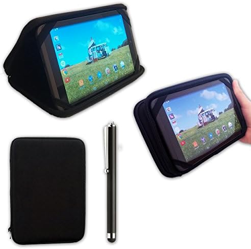 TabTek SAMSUNG GALAXY S 8.4 (8.4-Inch, S8.4, SM-T705) Tablet Cover - Android - Durable Hard Tablet Case, Black + Stylus