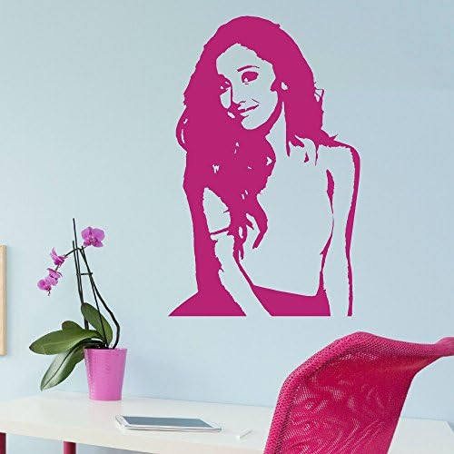 LaoGraphics® Ariana Grande Celebrity Actor Singer Music Artist Wall Stickers, Vinyl Art Transfers, Art Interior Decal Graphics, Removable Contemporary Décor, Gift Idea zzz-ln33