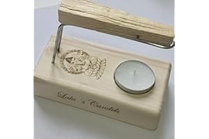 ARTSOJA Quemador de Palo Santo Modelo Diosa Ganesha, Varillas metálicas, Vela y Palo Santo Incluido