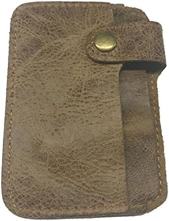 Slim Wallet RFID Front Pocket Wallet Minimalist Secure Thin Credit Card Holder- Genuine Leather
