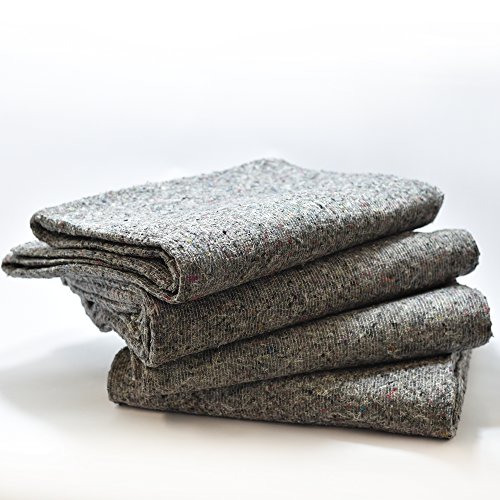 5 X Umzugsdecke Möbeldecke Packdecke Transport Decke Malerdecke (150cm x 200cm) 330g - 350g / m²