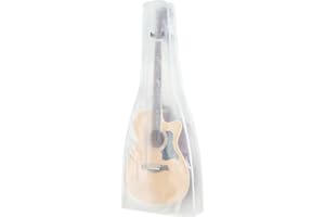 Pove Guitar Dust Cover - Premium Water Resistant Polyester Material - Protects from Sun, Dust, and Moisture (for Folk Guitar)