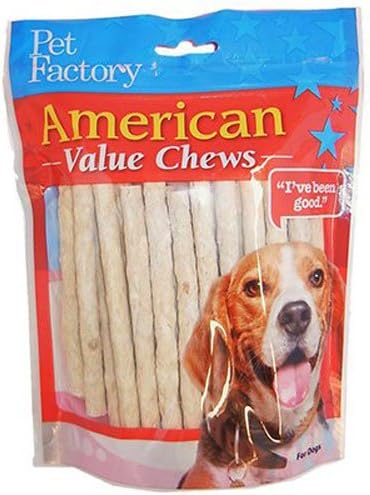 Pet Factory 28050 Munchie Dog Roll, 5 Inch, 40-Pack