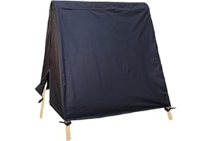 GXQFF Hollywoodschaukel Abdeckung Triangular 235 X 154 X 193 cm Schutzhülle Abdeckplane Abdeckhaube UV-Beständiges Hollywoodschaukel Abdeckung Spitzdach