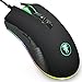 Produktbild Wired Gaming Maus, FNOVA RGB Gamer Mouse mit 8 Programmierbaren Tasten, 4000 DPI Einstellung, Ergonomisches Professionelle Optische USB Maus, Hohen Präzision LED Mäuse für PC Mac Laptop Office Home