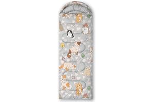 HOSIMA Sleeping Bags for Boys Girls Kids,Unicorn Printed Lightweight Warm Portable Outdoor Indoor Waterproof Cold Resistant Sleeping Bag for Camping Hiking