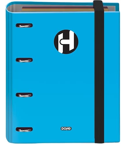 Grafoplás A5 Ordner Garden - 4 Ringe Mit Kariertem Papier & Trennblättern