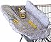 Price comparison product image Shopping Trolley Cover for Baby or Toddler - 2-in-1 Highchair Cover - Compact Universal Fit - Modern Unisex Design for Boy or Girl - Includes Carry Bag - Machine Washable - Fits Restaurant High Chair