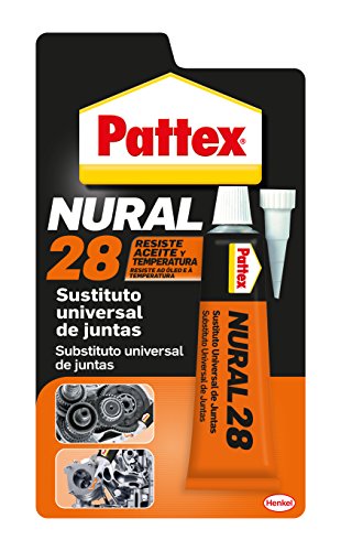 Pattex Nural 28, sustituto universal de juntas, color naranja, blister 40 ml