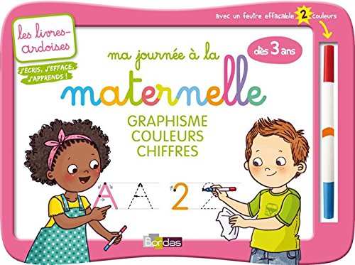 Livres-ardoises - Ma journée à l'école maternelle + 1 feutre 2 couleurs gratuit Livres-ardoises - Ma journée à l'école maternelle + 1 feutre 2 couleurs gratuit