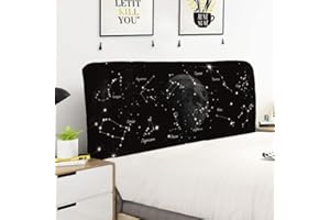 UYEOCO Fodera Copri Testata Letto Copertura Testiera Letto Matrimoniale Singolo Elastica per Letto Fodera Premium Protezione Elastico all-Inclusive Coperchio Testata Letto