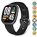 Produktbild MDMMBB Fitness Tracker Aktivität Smart Armband Armband mit Herzfrequenz Blutdruck Schlaf Monitor Schrittzähler Wetter Musiksteuerung Wasserdicht IP67 Farbdisplay Kompatibel mit (Color : Black)