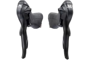 Micronew SB-R482 Dual Control Levers 2x8 Speed Double Shifters Road Bicycle Derailleur Compatible for Shimano Claris STI Lever ST-2400 Brake Lever Set