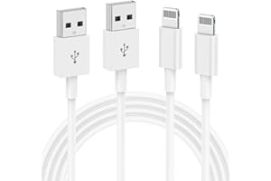 THIYNIYA 2Pack Apple iPhone Charger Cable 1m, USB to Lightning Cable Fast Charging Lead 1 Meters for iPhone 14/13/12/11/11Pro/Max/X/XS/XR/XS Max/8/7/6/iPad