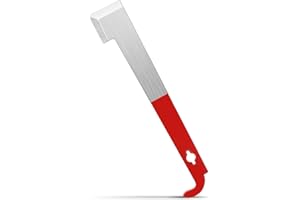 Flexzion J Hook Bee Hive Tool - 10.5" Stainless Steel Frame Lifter & Wax Scraper for Bee keeping Tools Kit - Essential Hive Tool J Hook for Beekeeping Supplies & Equipment