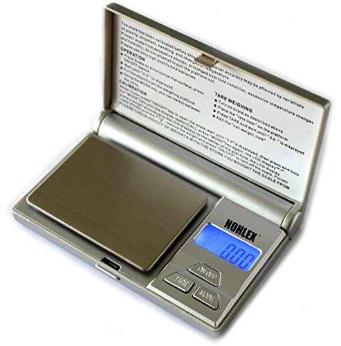 Präzise Digitalwaage Feinwaage inklusive Batterien - Wiegt bis 100g in 0,01g Schritten. Goldwaage, Münzwaage, Taschenwaage