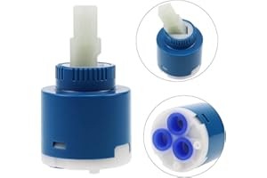 JPGhaha Cartucho Grifo 35mm de Cerámica de Válvula 2 Unidades Cartucho Interno de Agua Cartucho de Disco de Cerámica para Grifo Monomando Mezclador - Azul