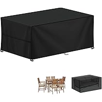 Bâche Protection Salon De Jardin 215x70x70cm Housse Table Jardin Rectangulaire Bâche Table De Jardin Extérieur Anti-Uv Tissu 420d Oxford Housse Exterieure Mobilier Jardin Bache Pour Salon De Jardin