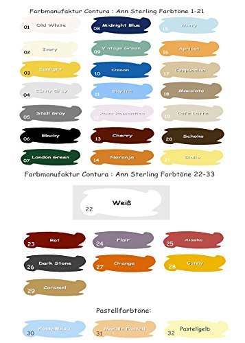 Ann Sterling Kreidefarbe Shabby Chic Farbe: Rosa Romantica 1Kg. / 750ml. Lack Chalky Paint - 3