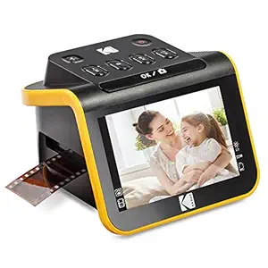 KODAK Slide N SCAN Film and Slide Scanner with Large 5? LCD Screen, Convert Color & B&W Negatives & Slides 35mm, 126, 110 Film Negatives & Slides to High Resolution 22MP JPEG Digital Photos