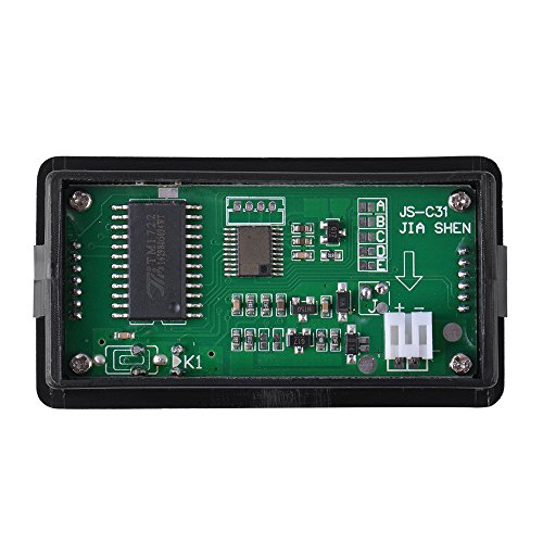 XCSOURCE® Blei-Säure Lithium Li-Ionen Akku Kapazität Voltmeter Statusanzeige 8V-70V Gauge Panel LCD Monitor BI667 - 4