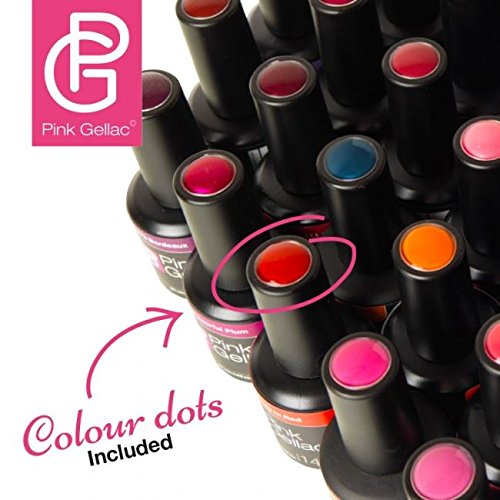 Pink Gellac Gel-Nagellack, Farbe 129 Fabulous Silver, UV-/LED-härtend, 15 ml - 3