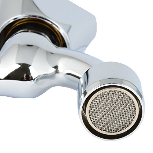 VARIOSAN Auslaufventil 10667, 1/2″, poliert, verchromt, mit Strahlregler M22 - 2