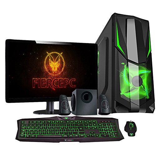 Fierce VULTURIS - 4,4GHz AMD X4 880K Vierkern übertaktete Prozessor, AMD RX 460 2GB Grafikkarte, 16GB RAM 1TB Festplatte Gaming PC Desktop Computer Pack - HDMI/USB3 - 227270