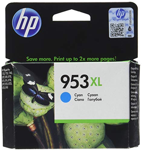 HP 953XL - Cartucho de tinta original de alta capacidad  color cian