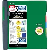 Five Star Advance spiral notebook, 3 Thema, College &ccedil;izgili kağıt, 150 sayfa 1 Packung