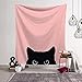 Produktbild mmzki Mädchen Herz Nordic Green Schlafzimmer Dekor Stoff Wandteppich Wand Decke hängenden Stoff Hintergrund LS-TB00010 150x100