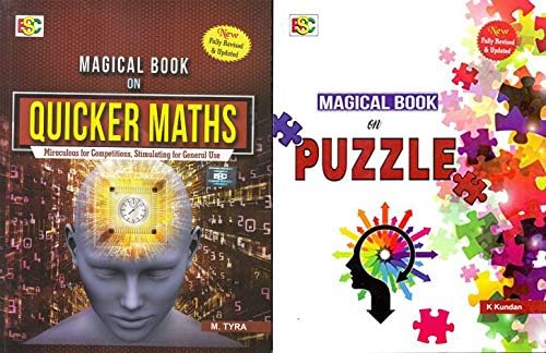 MAGICAL BOOK ON QUICKER MATHS WITH MAGICAL BOOK ON PUZZLE