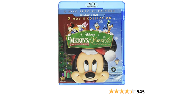 Mickey S Once Upon A Christmas Mickey S Twice Blu Ray Import Amazon De Dvd Blu Ray