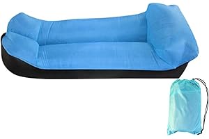 Hiseng Divano Gonfiabile da Esterno Interni Divano Aria Gonfiabile Portatile Impermeabile Divano Gonfiabile con Pacchetto Portatile per Campeggio Viaggi Spiaggia Piscina Colorato